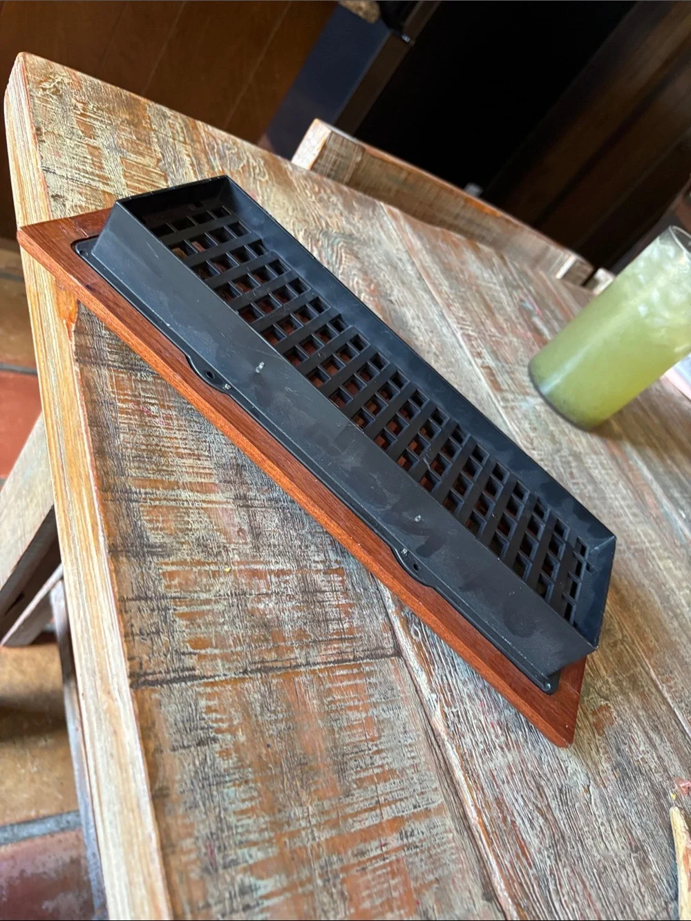 Wooden Floor/Register Vent Cover - Rich Brown